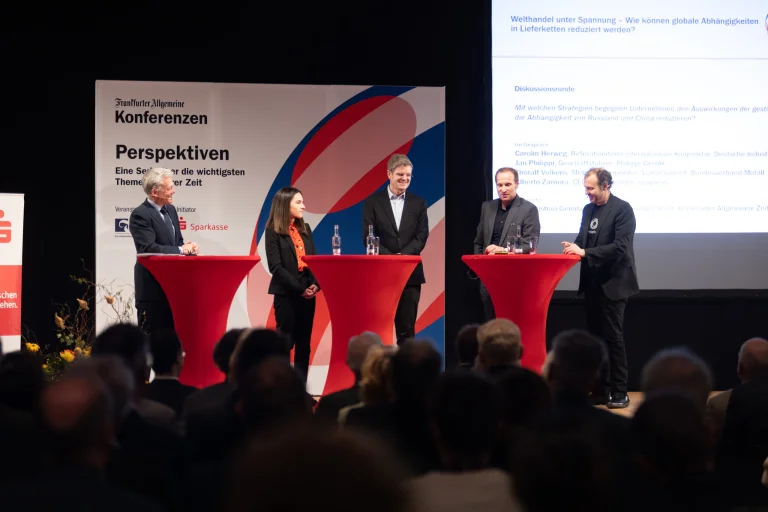 Panel beim Event "Welthandel unter Spannungen"